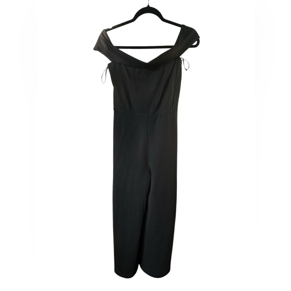 Lovers + Friends Classic Black Off Shoulder Jumpsuit Size M